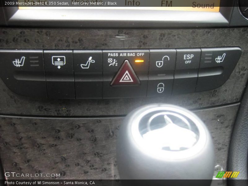 Flint Grey Metallic / Black 2009 Mercedes-Benz E 350 Sedan