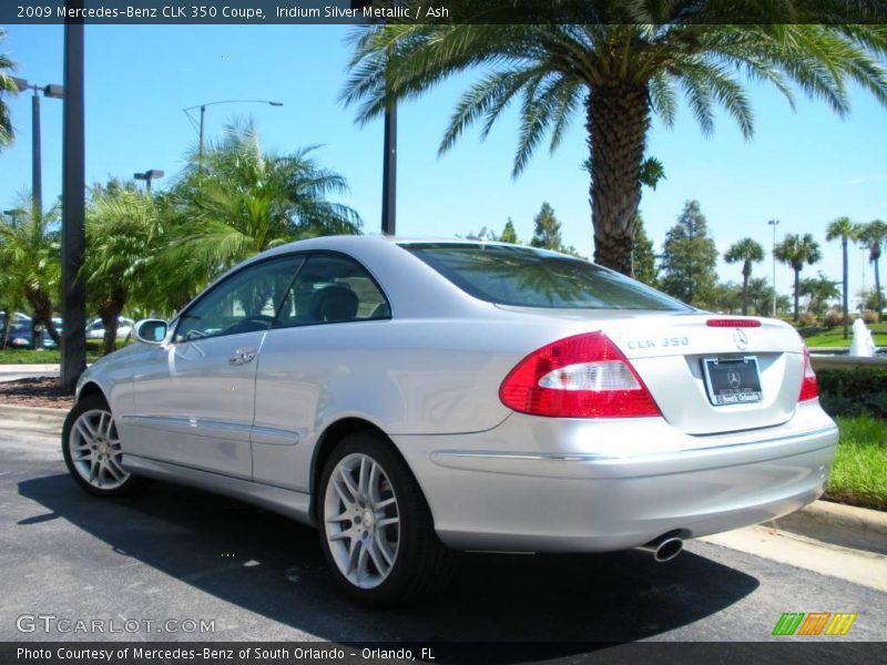Iridium Silver Metallic / Ash 2009 Mercedes-Benz CLK 350 Coupe