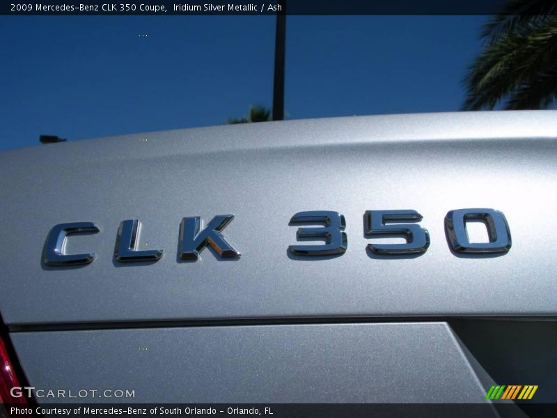Iridium Silver Metallic / Ash 2009 Mercedes-Benz CLK 350 Coupe