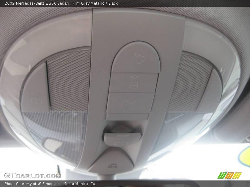 Flint Grey Metallic / Black 2009 Mercedes-Benz E 350 Sedan