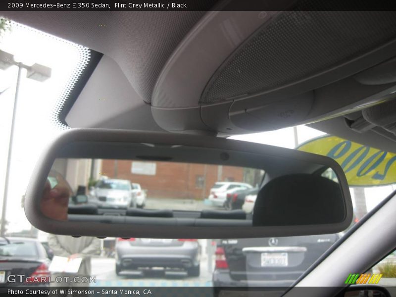 Flint Grey Metallic / Black 2009 Mercedes-Benz E 350 Sedan