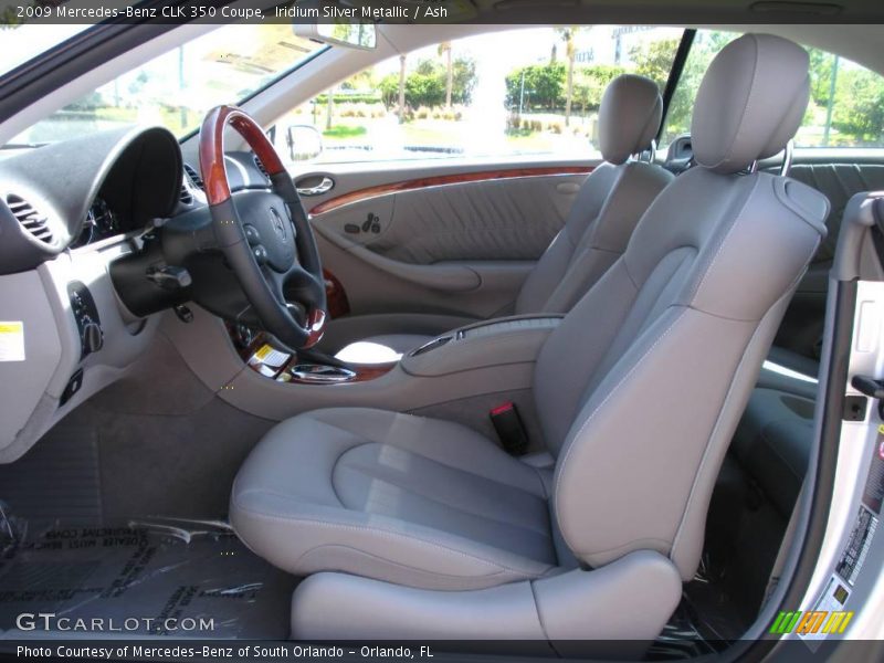 Iridium Silver Metallic / Ash 2009 Mercedes-Benz CLK 350 Coupe