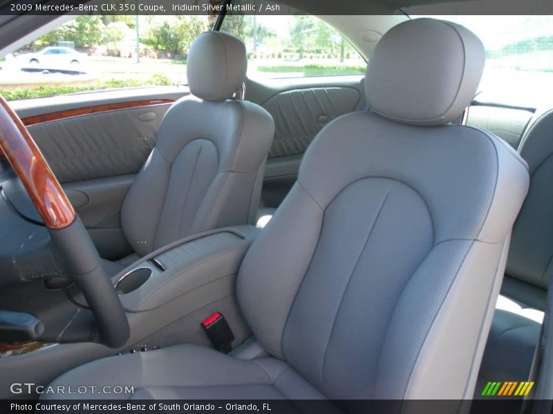 Iridium Silver Metallic / Ash 2009 Mercedes-Benz CLK 350 Coupe