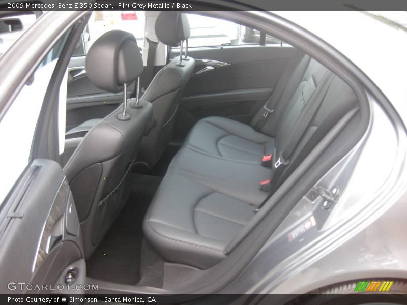 Flint Grey Metallic / Black 2009 Mercedes-Benz E 350 Sedan