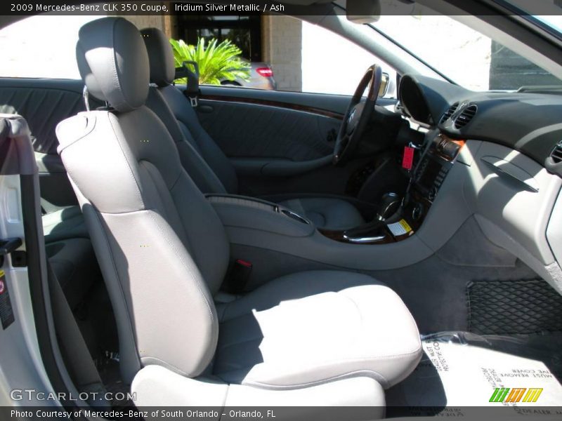 Iridium Silver Metallic / Ash 2009 Mercedes-Benz CLK 350 Coupe
