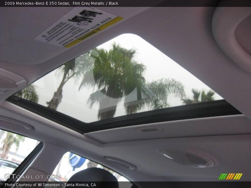 Flint Grey Metallic / Black 2009 Mercedes-Benz E 350 Sedan