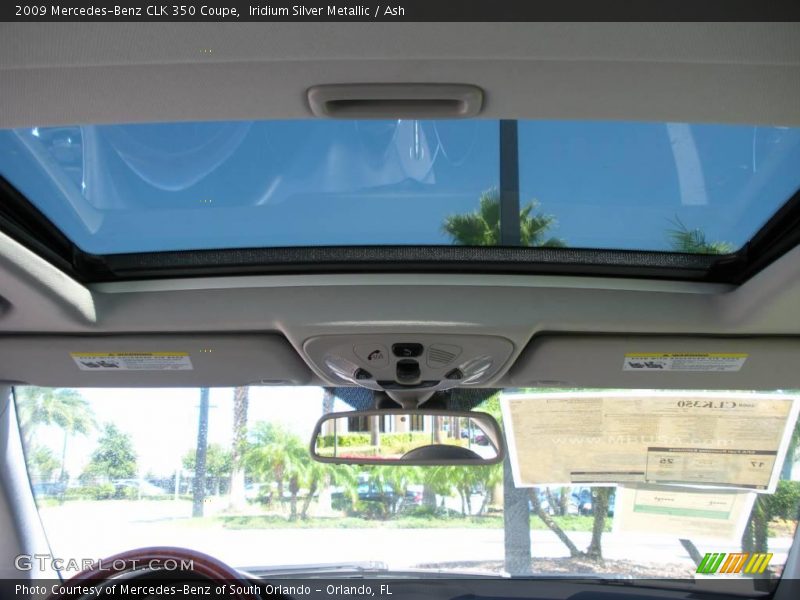 Iridium Silver Metallic / Ash 2009 Mercedes-Benz CLK 350 Coupe