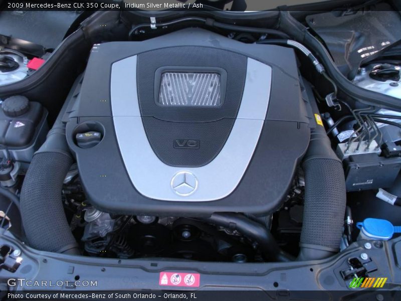 Iridium Silver Metallic / Ash 2009 Mercedes-Benz CLK 350 Coupe