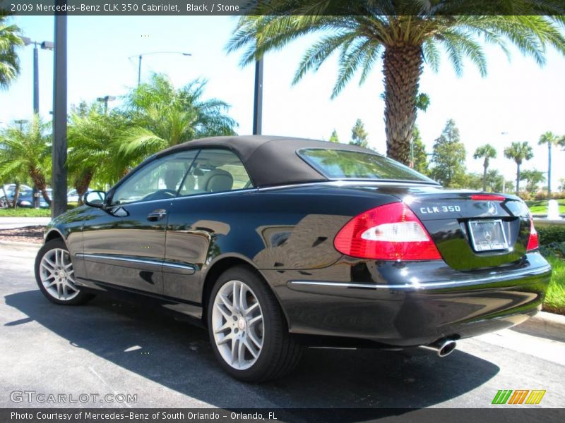Black / Stone 2009 Mercedes-Benz CLK 350 Cabriolet