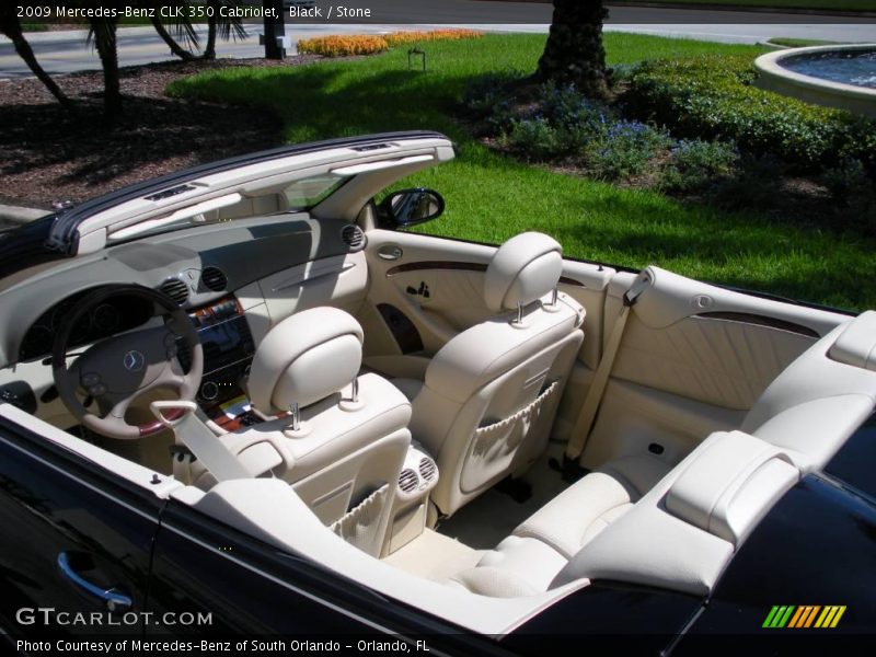 Black / Stone 2009 Mercedes-Benz CLK 350 Cabriolet