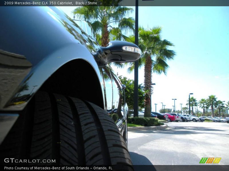 Black / Stone 2009 Mercedes-Benz CLK 350 Cabriolet