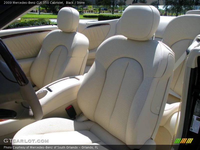 Black / Stone 2009 Mercedes-Benz CLK 350 Cabriolet
