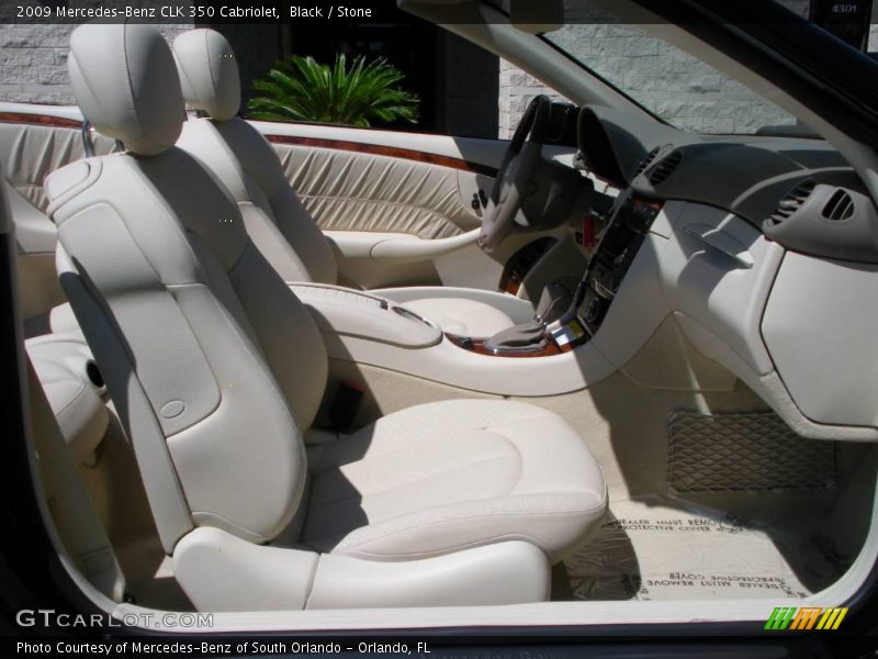 Black / Stone 2009 Mercedes-Benz CLK 350 Cabriolet