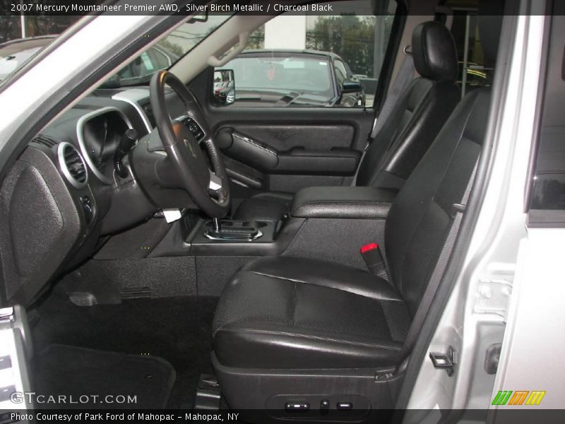 Silver Birch Metallic / Charcoal Black 2007 Mercury Mountaineer Premier AWD