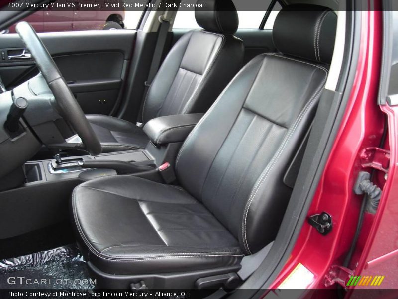 Vivid Red Metallic / Dark Charcoal 2007 Mercury Milan V6 Premier