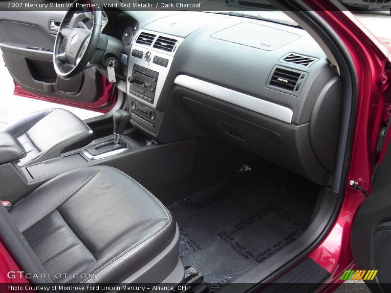 Vivid Red Metallic / Dark Charcoal 2007 Mercury Milan V6 Premier