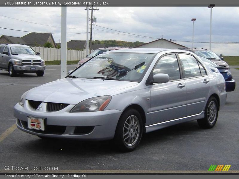Cool Silver Metallic / Black 2005 Mitsubishi Lancer OZ Rally