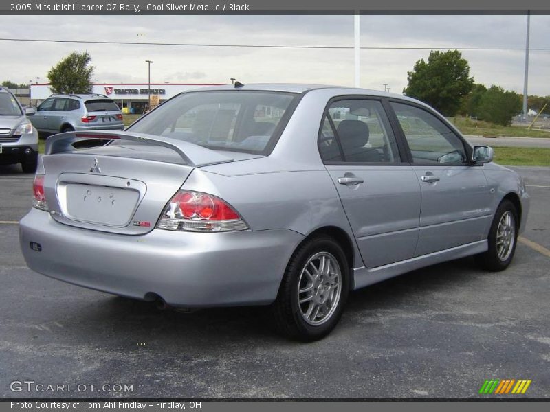 Cool Silver Metallic / Black 2005 Mitsubishi Lancer OZ Rally