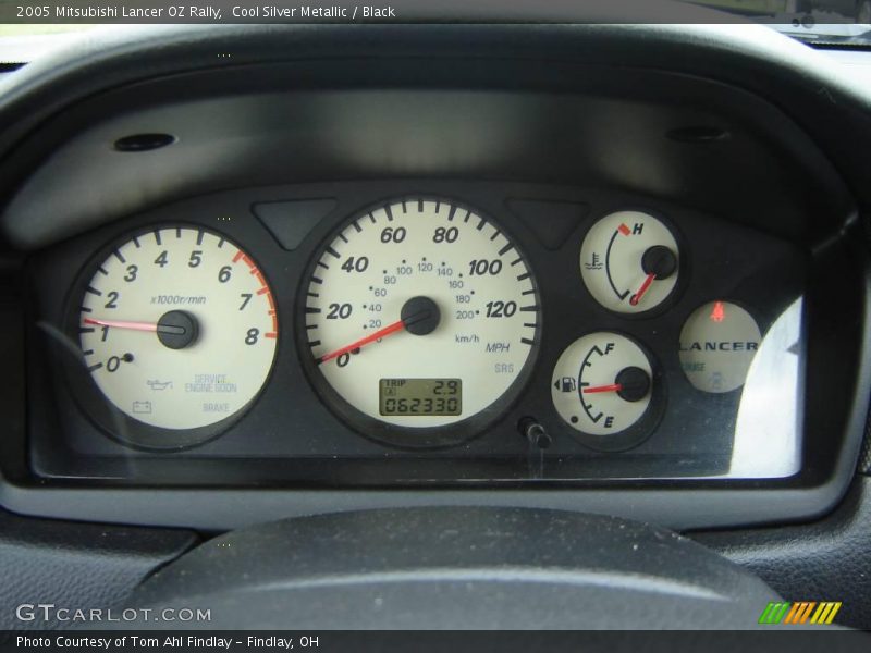 Cool Silver Metallic / Black 2005 Mitsubishi Lancer OZ Rally