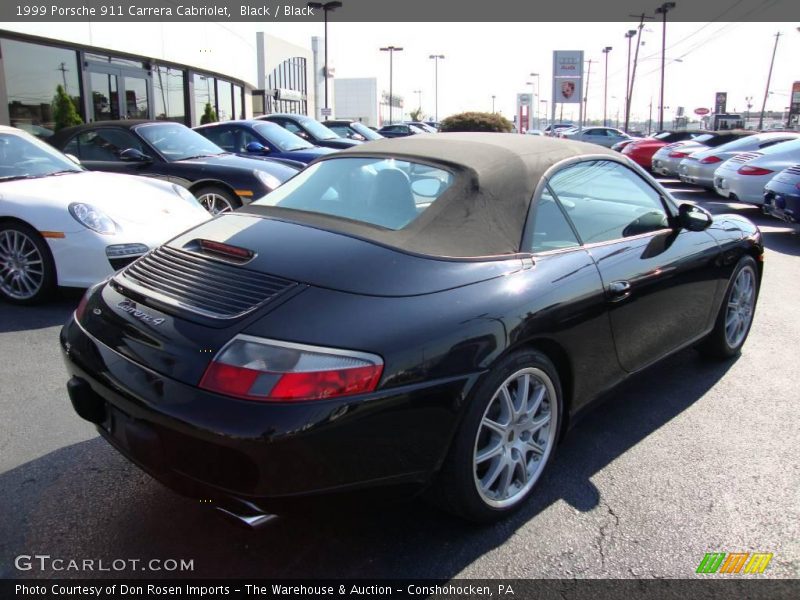 Black / Black 1999 Porsche 911 Carrera Cabriolet