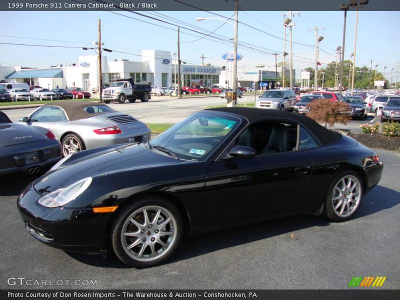 Black / Black 1999 Porsche 911 Carrera Cabriolet