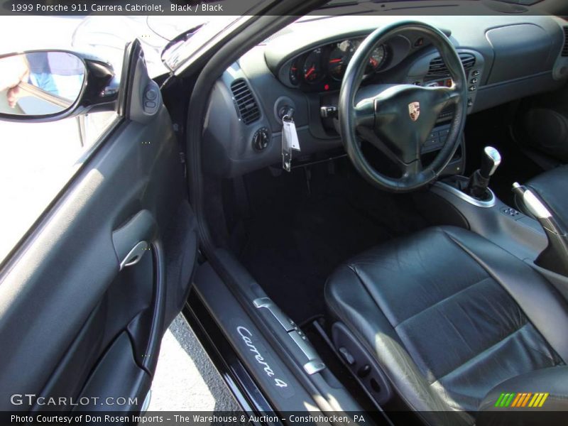 Black / Black 1999 Porsche 911 Carrera Cabriolet