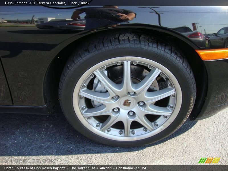 Black / Black 1999 Porsche 911 Carrera Cabriolet