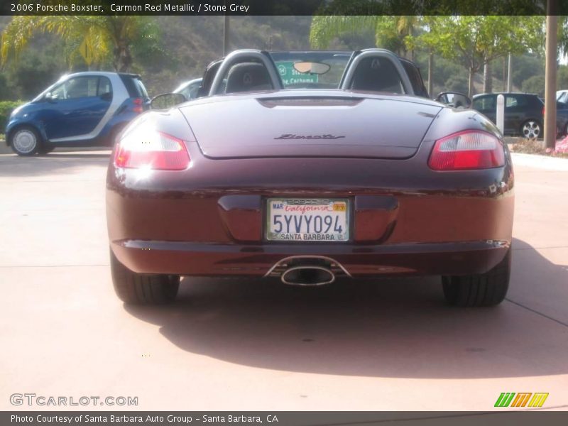 Carmon Red Metallic / Stone Grey 2006 Porsche Boxster