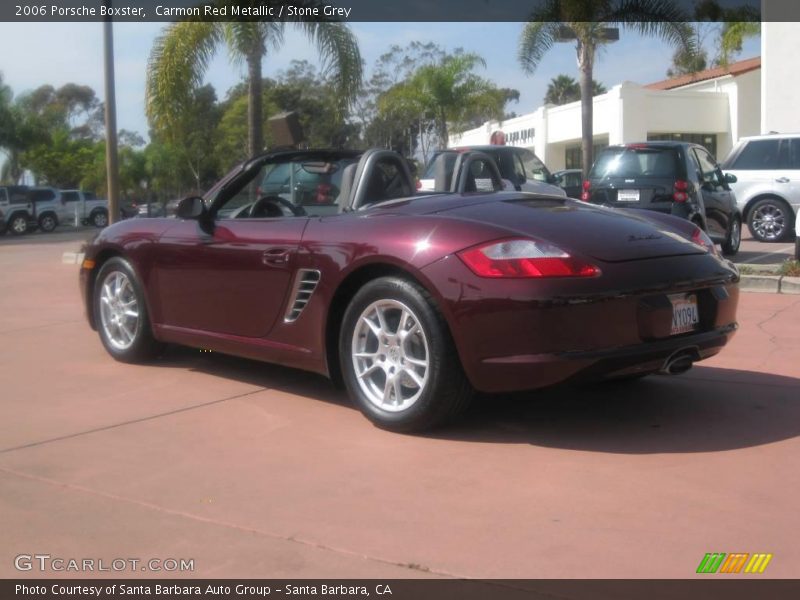 Carmon Red Metallic / Stone Grey 2006 Porsche Boxster