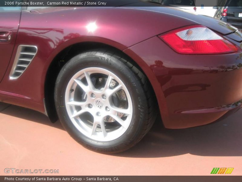 Carmon Red Metallic / Stone Grey 2006 Porsche Boxster