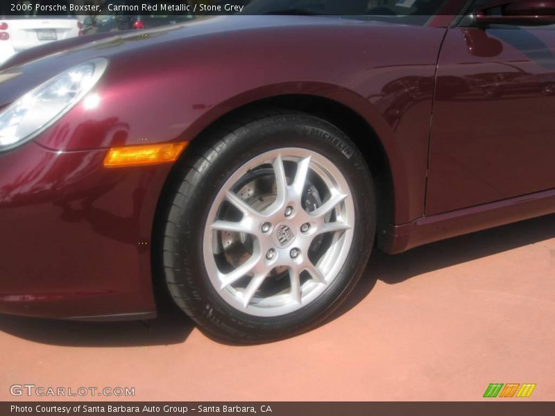 Carmon Red Metallic / Stone Grey 2006 Porsche Boxster