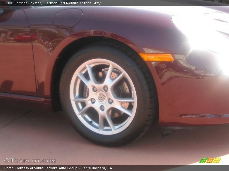 Carmon Red Metallic / Stone Grey 2006 Porsche Boxster
