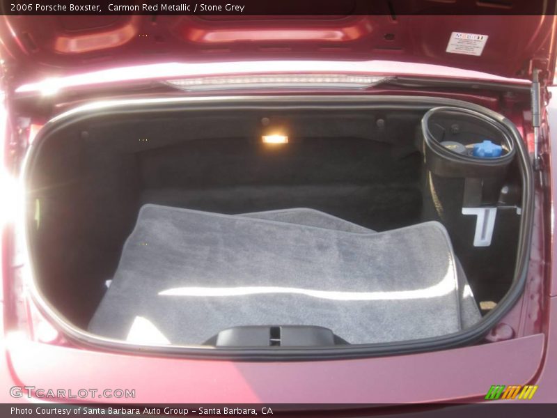 Carmon Red Metallic / Stone Grey 2006 Porsche Boxster