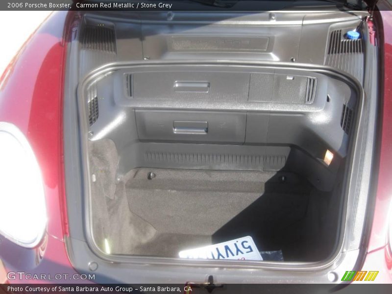 Carmon Red Metallic / Stone Grey 2006 Porsche Boxster