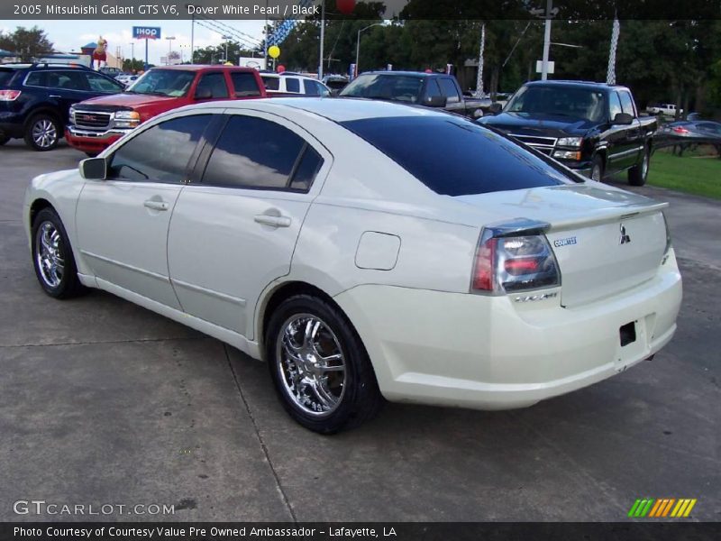 Dover White Pearl / Black 2005 Mitsubishi Galant GTS V6