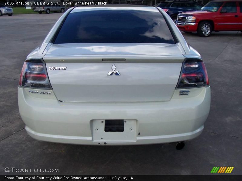 Dover White Pearl / Black 2005 Mitsubishi Galant GTS V6