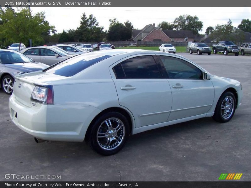 Dover White Pearl / Black 2005 Mitsubishi Galant GTS V6