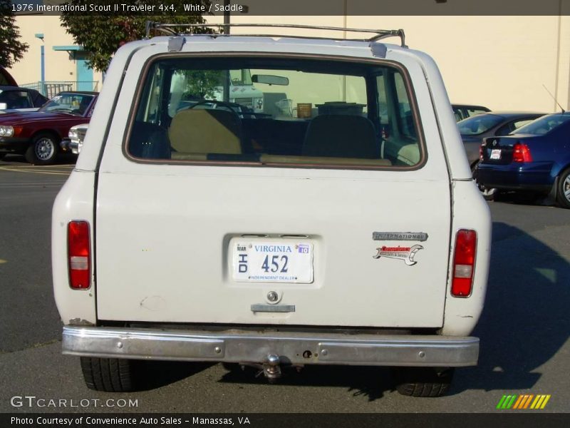 White / Saddle 1976 International Scout II Traveler 4x4