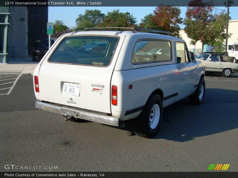 White / Saddle 1976 International Scout II Traveler 4x4