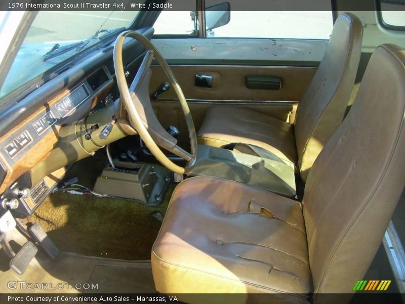  1976 Scout II Traveler 4x4 Saddle Interior