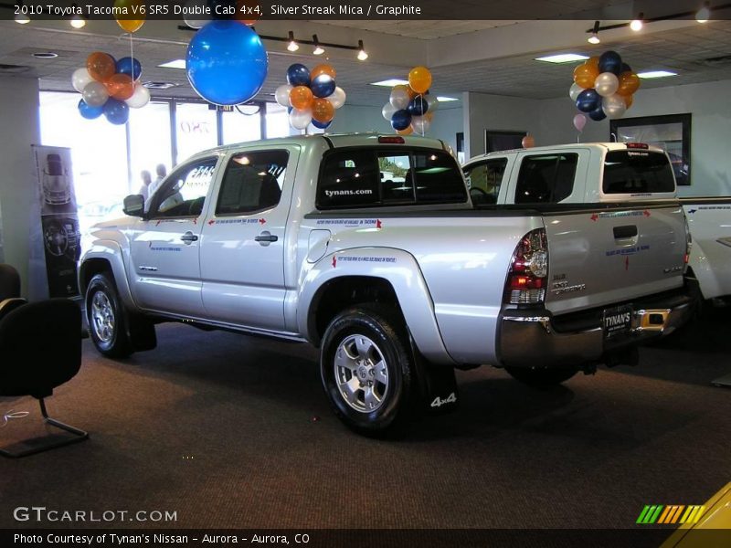 Silver Streak Mica / Graphite 2010 Toyota Tacoma V6 SR5 Double Cab 4x4