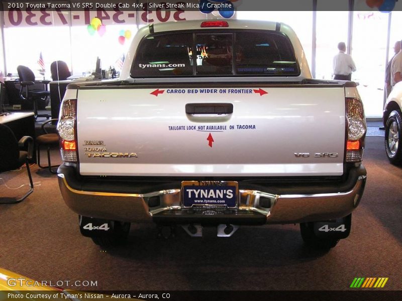 Silver Streak Mica / Graphite 2010 Toyota Tacoma V6 SR5 Double Cab 4x4