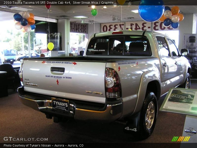 Silver Streak Mica / Graphite 2010 Toyota Tacoma V6 SR5 Double Cab 4x4