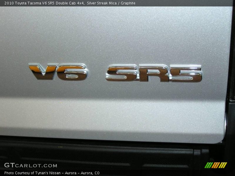 Silver Streak Mica / Graphite 2010 Toyota Tacoma V6 SR5 Double Cab 4x4