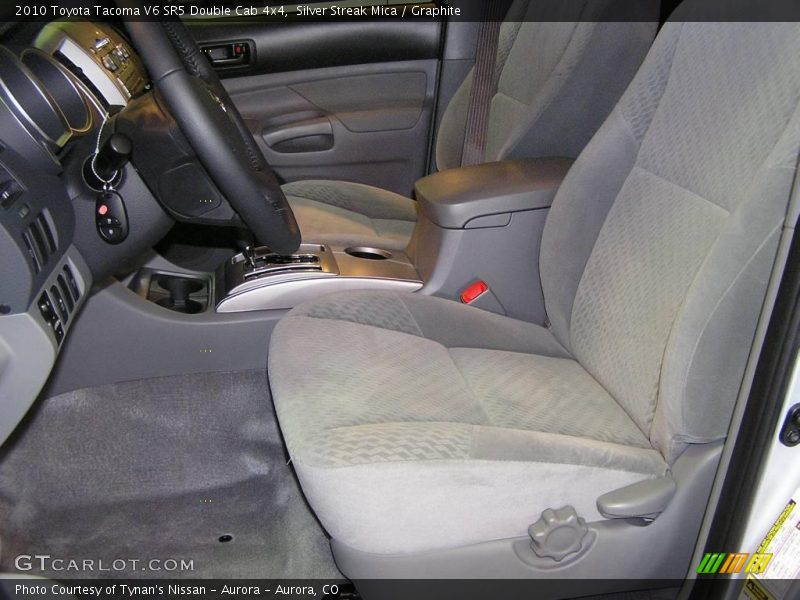 Silver Streak Mica / Graphite 2010 Toyota Tacoma V6 SR5 Double Cab 4x4