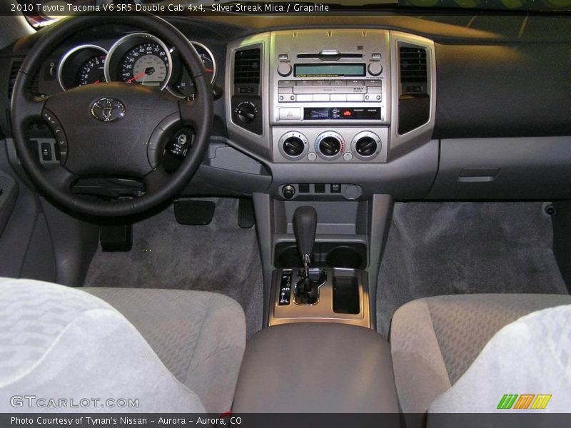 Silver Streak Mica / Graphite 2010 Toyota Tacoma V6 SR5 Double Cab 4x4