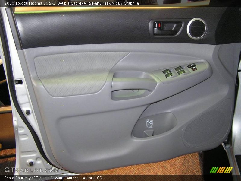 Silver Streak Mica / Graphite 2010 Toyota Tacoma V6 SR5 Double Cab 4x4