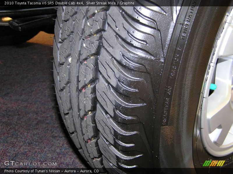 Silver Streak Mica / Graphite 2010 Toyota Tacoma V6 SR5 Double Cab 4x4