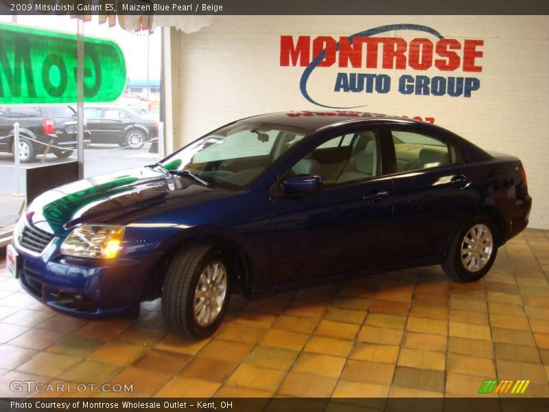 Maizen Blue Pearl / Beige 2009 Mitsubishi Galant ES