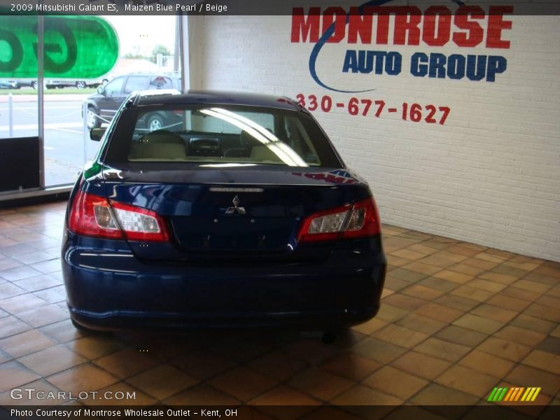 Maizen Blue Pearl / Beige 2009 Mitsubishi Galant ES